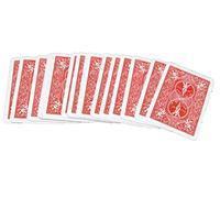 RED Back BLANK Face Magic Playing Cards by Bicycle by Royal Magic