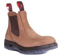 Red Back UBCH Chelsea Boots, Nubuck Crazy Horse from Australia, Brown Brown Size: 7