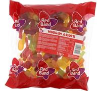 Red Band Winegum Assortment 1 Kilo Bag (2.2 Lbs)