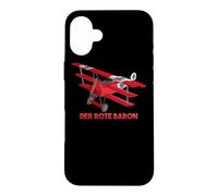 Red Baron Flying Fokker DR1 Triplane WWI Fighter Plane Case for iPhone 16 Plus