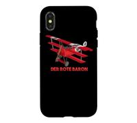 Red Baron Flying Fokker DR1 Triplane WWI Fighter Plane Case for iPhone X/XS
