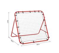 Homcom Rebounder Net Red, Red