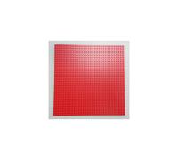 (Red) Baseplate Base Plates Building Blocks 32 x 32 Dots Compatible for LEGO Boards