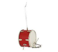 Red Bass Drum Tree Ornament by Broadway Gifts