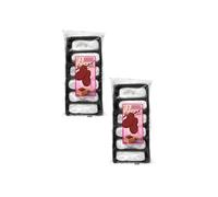 Red Bean Mochi Long-Bar Confection with Sweet Red Bean Paste 180g, pack of 2