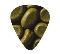 Red Bean Paste Guitar picks in thin, medium, and thick sizes, 12-piece set, suitable for electric guitar and various instruments