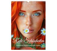 Red beauties. Natural elegance and wild grace UK-Version (Wall Calendar 2026 DIN A3 Portrait), CALVENDO 12 Month Wall Calendar