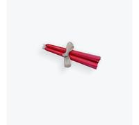 Red Beeswax Dinner Candles - 100% Pure British Beeswax, Handmade Taper Candles, Natural & Non-Toxic, Eco-consious, Long Burn, Perfect for Dining, Weddings, Christmas - Mêl Llŷn