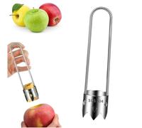 Red Bell Pepper Corer Seed Remover Tool, 2026 Upgraded Multifunctional Stainless Steel Pepper, Pineapple, Pear, Apple Corer Tool - Ergonomic Handle, Vegetables and Fruit Kitchen Utensils (1pcs)