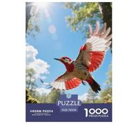 Red-bellied Woodpecker 1000pc Jigsaw Puzzle Mind Stimulating Game For Teens Logical Play Bird Ideal For Display 70x50cm/1000pcs