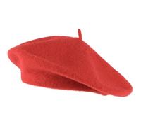 Red Beret, French Style Classic Berer Hat, Unisex Soft Women's Berets, Vintage Artist Beanie, Fashionable Headwear for Fall and Winter Elegant, Trendy Comfortable Accessory Hat One Size