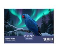 Red-billed Blue Parrot 1000 Piece Puzzle Intricate Design For Adults Puzzle Lovers Bird Home Decoration 38x26cm/1000pcs
