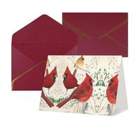 Red Birds Greetings Romantic Card With Envelopes, Send To A Close Friend,Phnom Penh Pearl Paper Greeting Card
