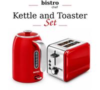 Bistro Chef 1.7L Electric Kettle & Toaster Choose Colour / Item or get the Set