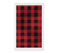 Red Black Buffalo Check Plaid Diamond Painting Kits for Adults Beginners 12x20 Full Drill Diamond Art with DIY Tools Square 5D Diamonds Dots Crafts Gem Art Paint by Diamonds for Home Wall Decor Rela