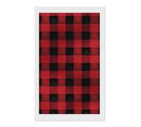 Red Black Buffalo Check Plaid Diamond Painting Kits for Adults Beginners 12x20 Full Drill Diamond Art with DIY Tools Round 5d Diamonds Dots Crafts Gem Art Paint by Diamonds for Home Wall Decor Relax