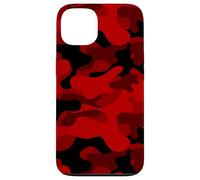 Red Black Camouflage Cool Military Camo Men Women Gift Case for iPhone 13
