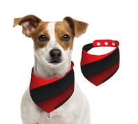 Red Black Dog Bandanas,Summer Bandanas for Dogs Washable Adjustable Dog Triangle Scarf Bibs Cute Pet Bibs for Medium Large Dogs Puppy and Cats Medium