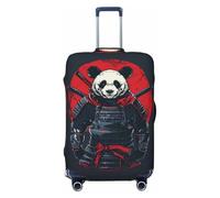 Red Black Eastern Panda Warrior Travel Luggage Covers - Elasticity Suitcase Covers Protector for Luggage 18-32 Inch