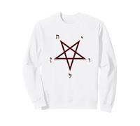 Red Black Evil Devilish Leviathan Pentagram Symbol Sweatshirt