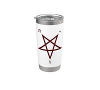 Red Black Evil Devilish Leviathan Symbol Stainless Steel Insulated Tumbler
