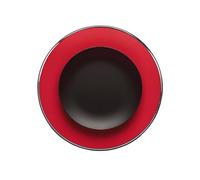 Red Black Plate Fridge Sticker Funny Fridge Magnets Novelty Round Fridge Magnets Reusable for Whiteboard, Locker, Kitchen, Office- Strong Decor Magnetic Stickers