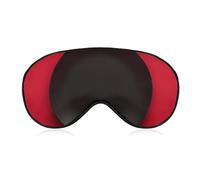Red Black Plate Sleeping Mask, Light Blocking Eye Mask, Comfortable and Soft, Eye Cover with Elastic Band, Suitable for Men and Women, Suitable for Travel/Sleeping