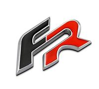 Red/black Seat Fr Lettering Rear Boot Badge Emblem For Ibiza Leon Mii Altea