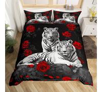 (Red Black, Single(No Comforter)) Homewish Dream Catcher Bedding Set Double for Girls Galaxy Dreamcatcher Boho Comforter Cover Woman Purple Starry Feather Duvet Cover,Bohemian Mandala