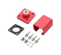 Red/Black Through Wall Type Copper Terminal Connector 120A 200A Lithium Battery Energy Storage(Red,120A-M6)