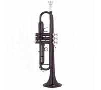 Red Black Trumpet Includes Case Mouthpiece And Accessories Standard Bb Colorful Trumpet Set(Color:Black)