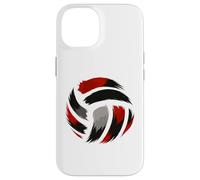 Red Black Volleyball Team Players, Coaches and Fans Case for iPhone 14