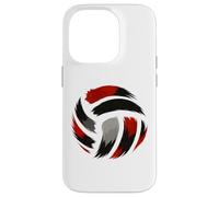 Red Black Volleyball Team Players, Coaches and Fans Case for iPhone 14 Pro