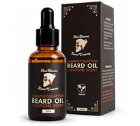 Red-Blooded Beard Oil for Men, 30ml - Macadamia & Jojoba - Vegan | Natural organic macadamia and jojoba oils soften and strengthen beards and mustaches. Vegan-friendly, 30ml bottle.