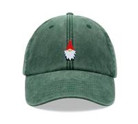 Red Blue Gonk Baseball Cap Vintage Washed Unisex Dad Hat Adjustable Gardener Bottle Green