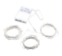 (Red+Blue+Green) Battery Powered 10M Waterproof Four Modes Optional Silver Wire Fairy String Lights For Xmas Party
