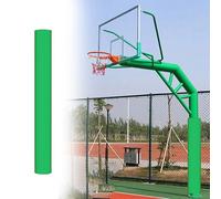 Red Blue Green Custom Round Pole Protector Fit 80 100 130 150 180 200 250 MM Metal/ Concrete/ Cement Column, All-Weather Basketball Hoop Pole Pads/ Garage Post Padding Cushion(Green H - 120cm,Dia 200m