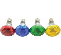 RED Blue Green Yellow 60W R80 Coloured Reflector Disco Spot Light Bulb ES Screw