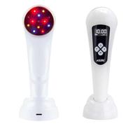 Red & Blue Light Therapy Device, 808nm/650nm/590nm/477nm Multi-Wavelength Pain Relief for Muscles, Joints & Sciatica, Safe for People and Pets
