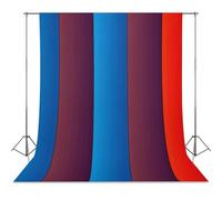 Red Blue Vertical Backdrop Background for Photography High Density Polyester Fabric Background Banner Seamless Photo Booth Prop Backdrop 56"x118" for Birthday Party Decor Photoshoot Banner Props