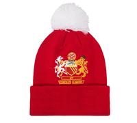 fan originals Bobble Hat Manchester Crest in United Red Colours