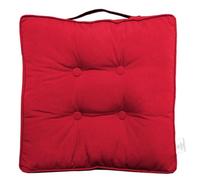 Red Booster Armchair Cushion Seat Pad Pack of 1 Large 45cm Square Booster Cushion Pads 10cm Thick Seatpad Cushion Chair Pad for Adults, Car Seat, Office & Post-Operative