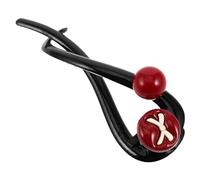 Red Bow-shaped Plastic Claw Clip for Women Elegant French Style