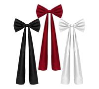 Red Bows - Christmas Tree Decoration Set, Large Decorative Holiday Ornaments, Design Expandable Bow Display, Easy To Attach And Reuse Instant Festive Atmosphere Universal Holiday Charm, 19.69 In