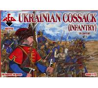 Red Box 1/72 Ukrainian Cossack Infantry. 16 cent. Set 2 # 72115