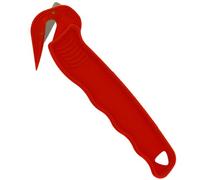 Red Box Cutter Safety Knife - Lightweight Concealed Blade Packaging Cutter for Tape, Film, Bubble Wrap & Cardboard in Warehouse, Office & E-Commerce Fulfilment