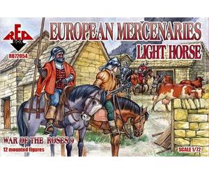 Red Box RB72054 1:72 European Mercenaries Light Horse Wars of the Roses