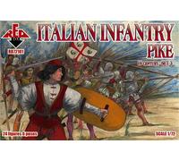 Red Box RB72101 - 1:72 Italian Infantry (Pike), 16th Century, Set 3 - New