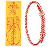 Red Bracelet for Men & Women - Adjustable Kabbalah Lucky Bracelet Made of Braided Cord - Handmade Tibet Style Protective Bracelet - Braided Friendship Bracelet for Men & Women