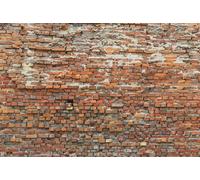 Red brick wallpaper mural Thick realistic imitation Wall Mural 12x8 ft office